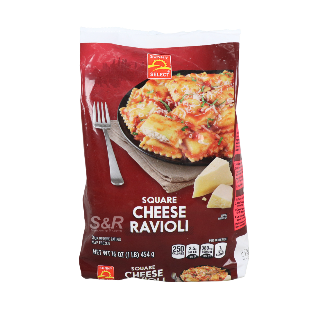 Sunny Select Square Cheese Ravioli 454g